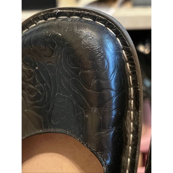 Alegria Black Leather  Mary Jane Style Size 41 - Picture 8 of 10